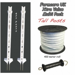 4ft Post, 400m Rope X-value Kit